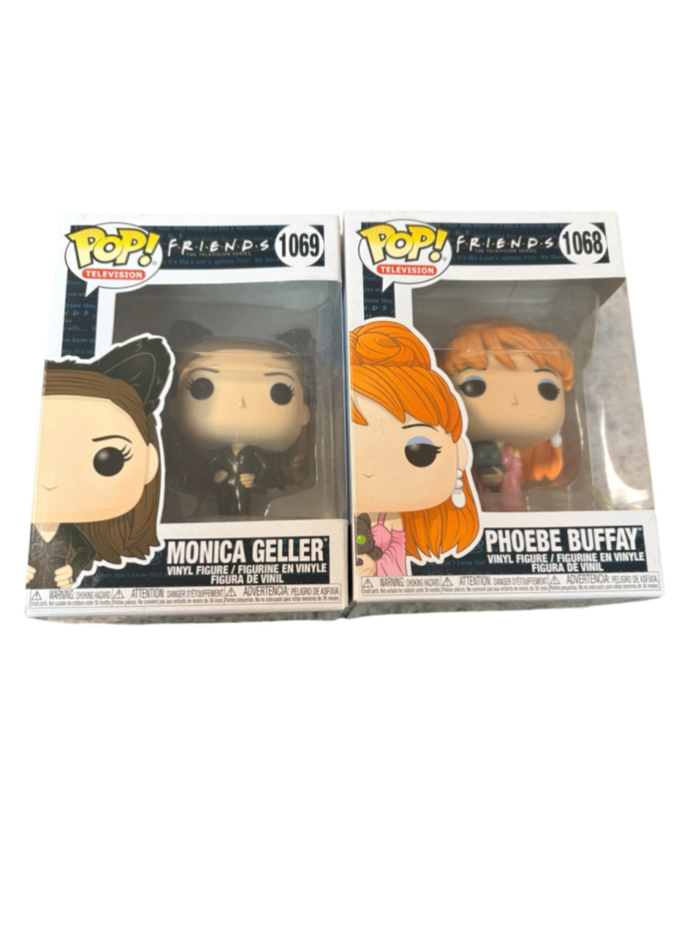 Funko Pop! Television: Friends Monica Geller #1069 & Phoebe Buffay #1068 NIB
